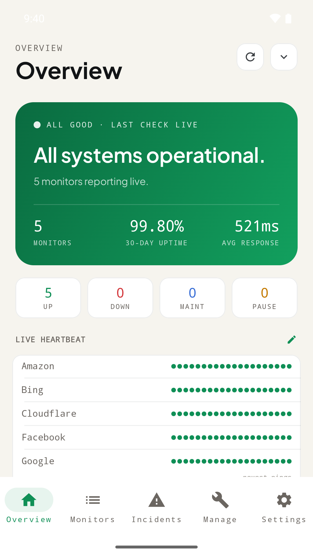 KumaAlert on Android - Overview